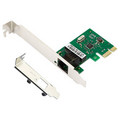 DIEWU PCI-E千兆网卡 Rtl8111E 有线台式机家用1000M网卡绿板+2U档