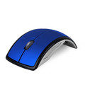  Fashionable Slim Folding Wireless Mouse Computer/Notebook USB Wireless Mouse Blue