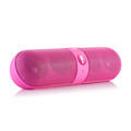  Ansov Bluetooth Speaker Computer Speaker Audio Plug in Speaker Audio Wireless Speaker Portable Outdoor Mini Speaker Capsule Audio Pink